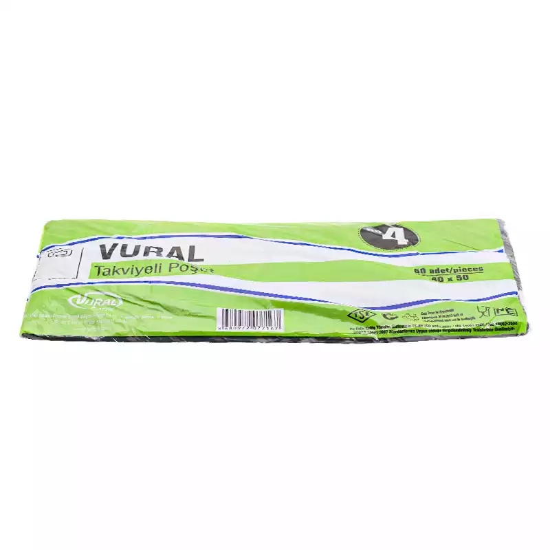 Vural Takviyeli Diagonal Poşet 40x50 No 4 50'li - VURAL