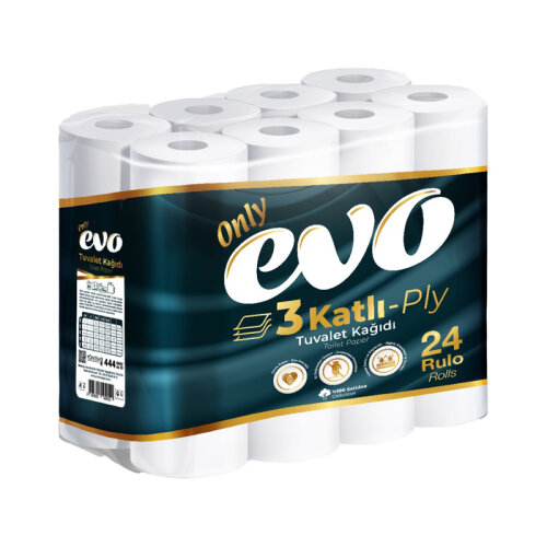 Yöntem Only Evo 3 Katlı Tuvalet Kağıdı 24x3 - YÖNTEM