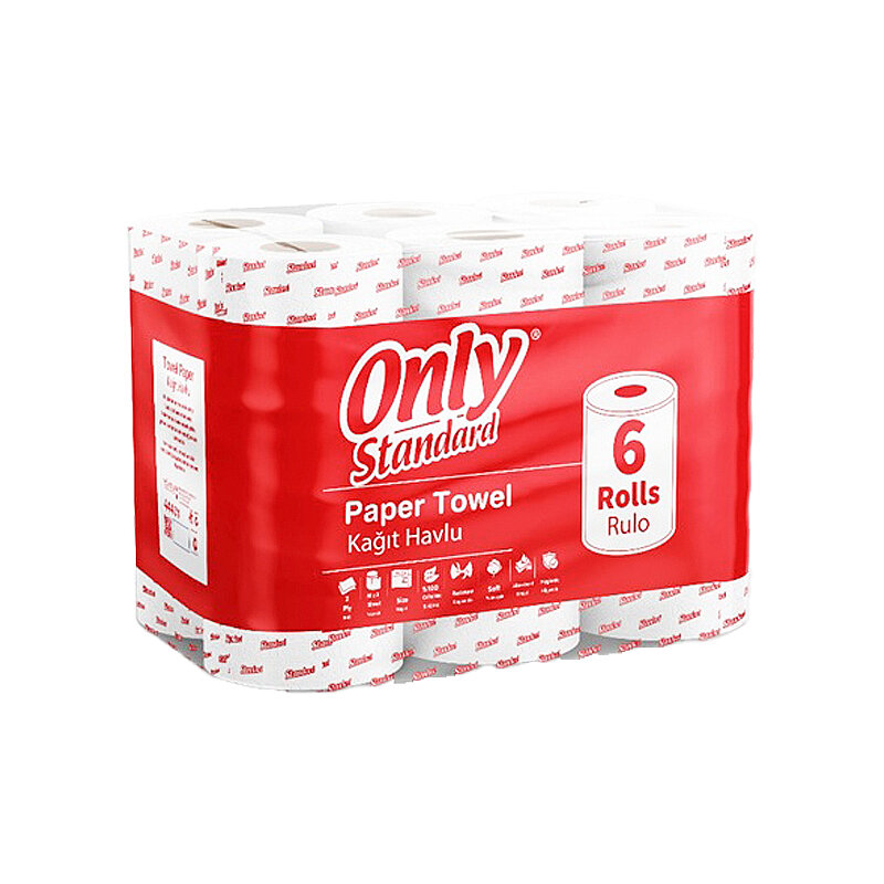 Yöntem Only Standart Kağıt Havlu 6x4 Yeni - 2