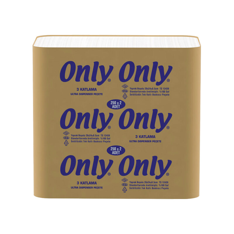 Yöntem Only Ultra Dispenser Peçete 250 Li 18 Paket 250X18 - 1