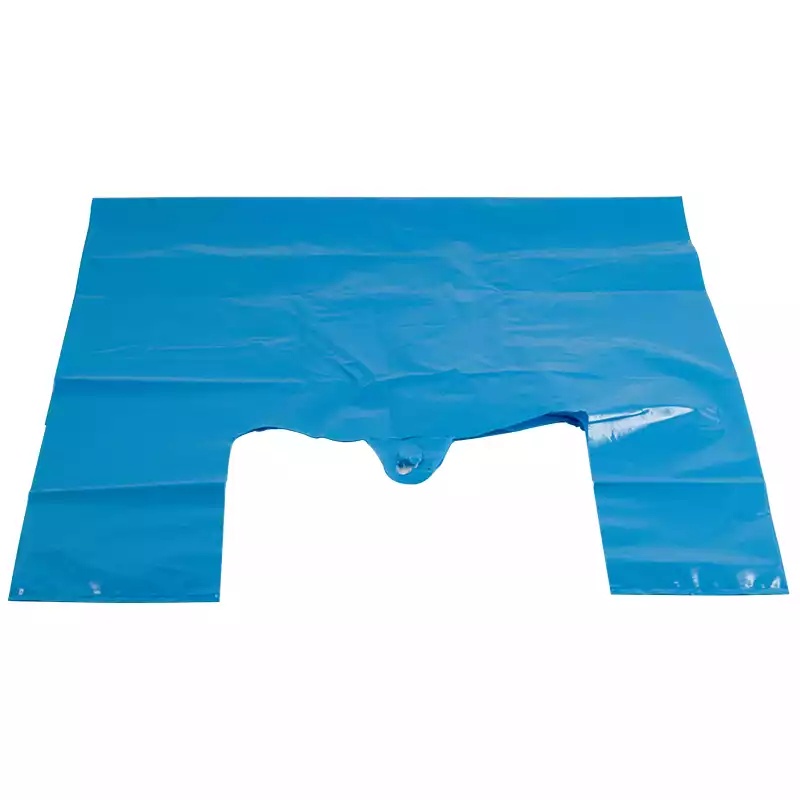 YTS Battal Boy Mavi Granül Poşet Atlet Poşet - YTS