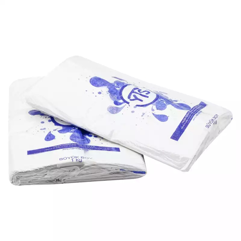 YTS Beyaz Atlet Poşet Büyük Boy 30x60 Hışır Poşet - 3