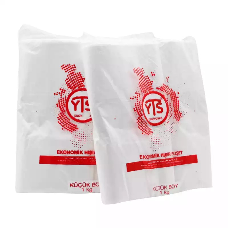 YTS Ekonomik Beyaz Atlet Poşet Küçük Boy 24x42 Hışır Poşet - 4