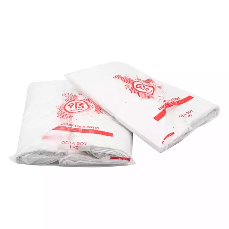 YTS Ekonomik Beyaz Atlet Poşet Orta Boy 27x50 Hışır Poşet - 4