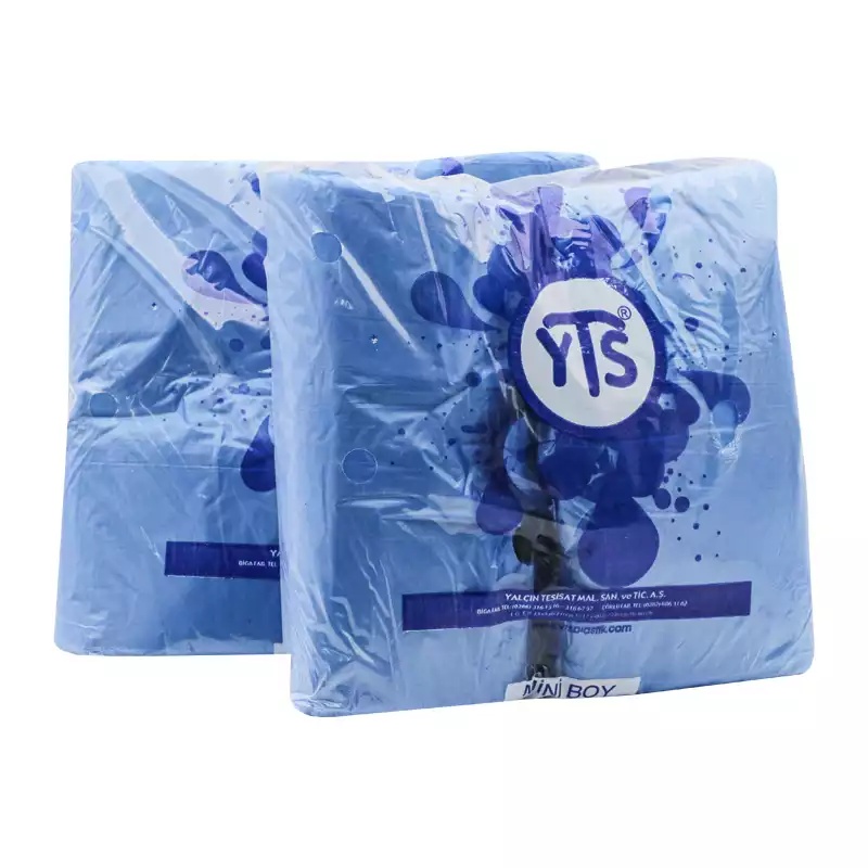 YTS Mavi Atlet Poşet Mini Boy 20x35 Hışır Poşet - YTS (1)