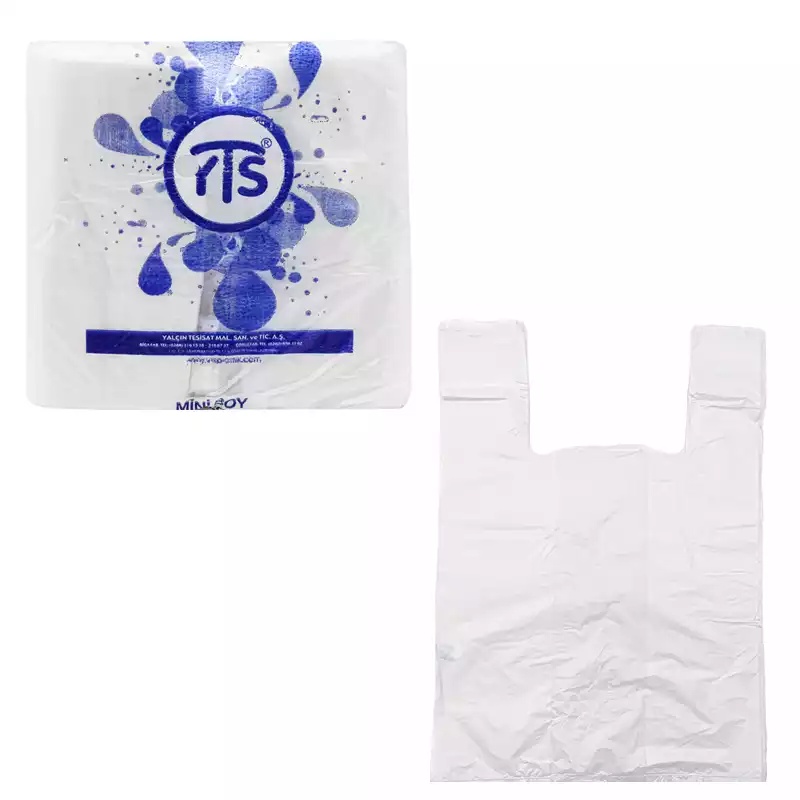 YTS Mini Boy Atlet Poşet Beyaz Hışır Poşet - YTS