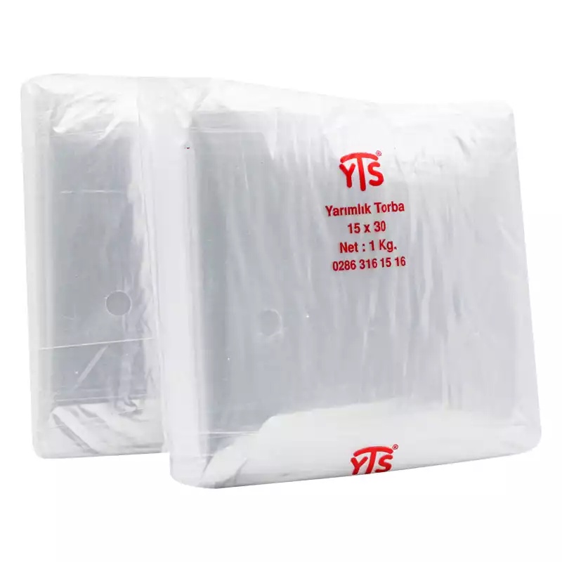 YTS Naylon Torba 15x30 Yarımlık Bakkaliye Torbası Naylon Poşet - YTS (1)