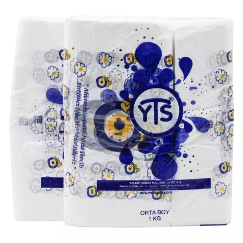 YTS Orta Boy 27x50 Hışır Nazar Boncuk Baskılı Atlet Poşet - 3
