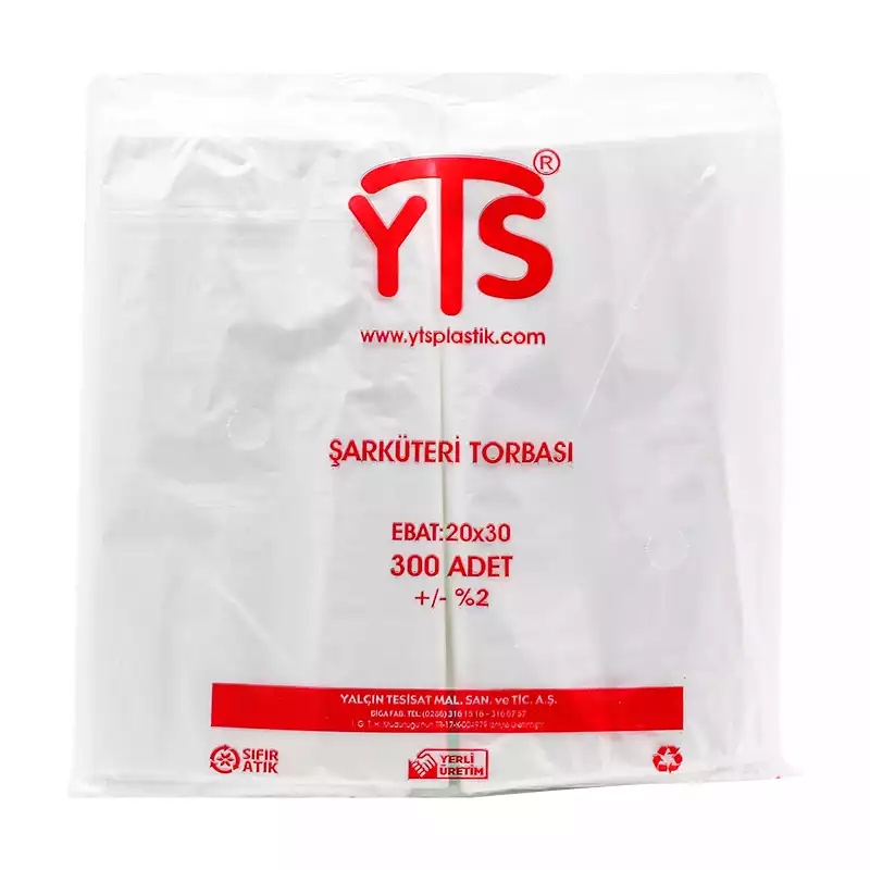 Yts Şarküteri Torbası Birlik 20x30 300 Adet Şarküteri Poşeti - YTS