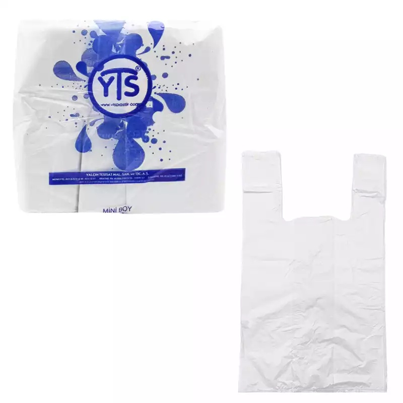 YTS Şeffaf Atlet Poşet Mini Boy Hışır Poşet 20x35 - YTS