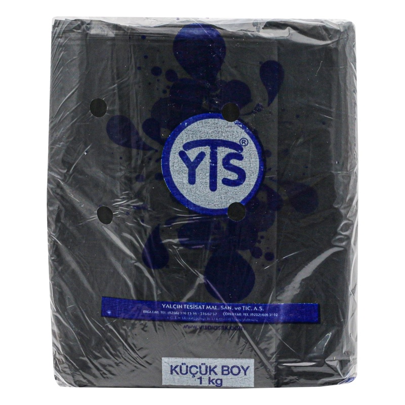 YTS Siyah Atlet Poşet Küçük Boy Hışır Poşet - YTS (1)