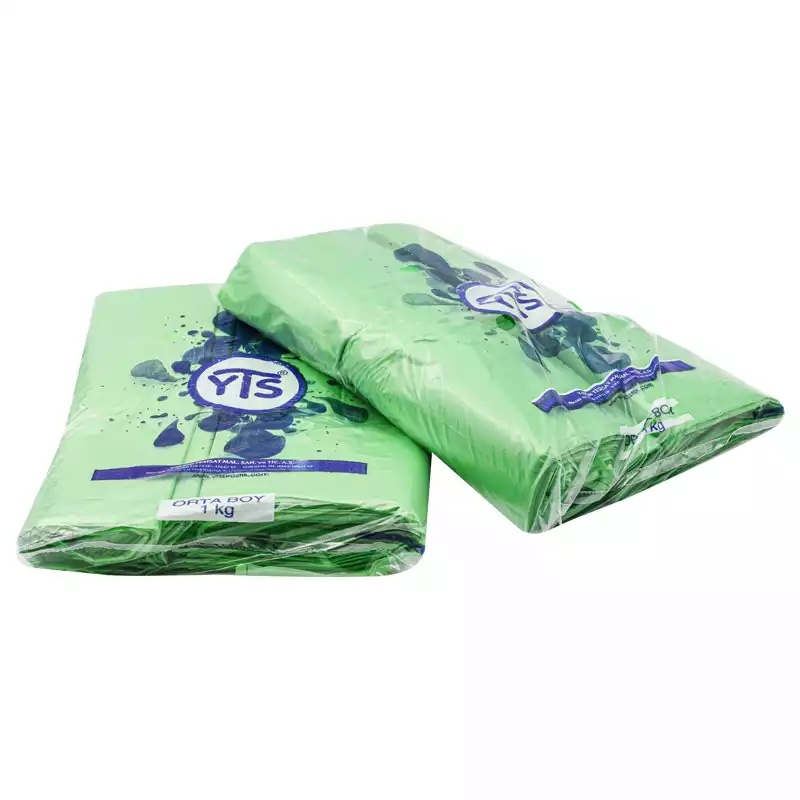 YTS Yeşil Atlet Poşet Orta Boy 27x50 Hışır Poşet - 3